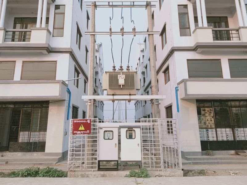 Electrical infrastructure imagery accompanying 315 kVA Distribution Substation